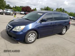 2006 Honda Odyssey EX z VIN 5FNRL38436B089189, wystawiony jako Copart lot #57311505 z przebiegiem 165 325 mil mil oraz Szkoda całkowita • Salvage title. Historia ofert i sprzedaży dostępna na DreamBid. Obrazek 1.