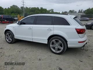 2015 Audi Q7 S line Prestige z VIN WA1DGAFE8FD023785, wystawiony jako Copart lot #56737425 z przebiegiem 134 926 mil mil oraz Szkoda całkowita • Salvage title. Historia ofert i sprzedaży dostępna na DreamBid. Obrazek 2.