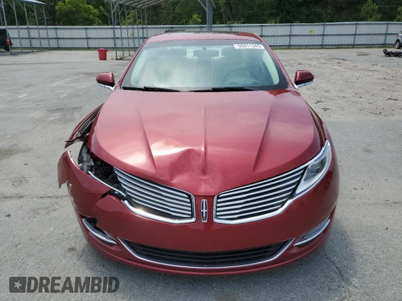 2014 Lincoln MKZ z VIN 3LN6L2GK4ER825465, wystawiony jako Copart lot #55911345 z przebiegiem 78 783 mil mil oraz Szkoda całkowita • Salvage title. Historia ofert i sprzedaży dostępna na DreamBid. Obrazek 5.