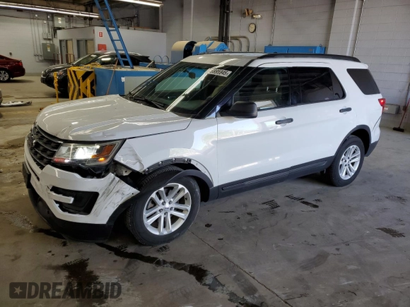 2017 Ford Explorer with VIN 1FM5K7BH0HGC03514, listed as a Copart auction lot 56995945 with 115,043 mi miles and Salvage title. Bid and sale history available at DreamBid. Image 1.
