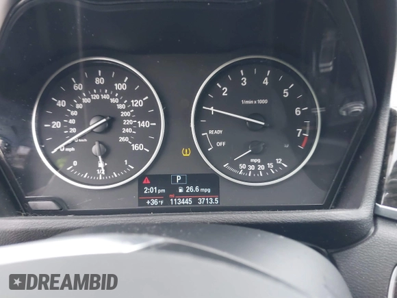 2016 BMW X1 xDrive28i with VIN WBXHT3C34GP880738, listed as a IAAI auction lot 41398105 with 113,445 mi miles and . Bid and sale history available at DreamBid. Image 7.