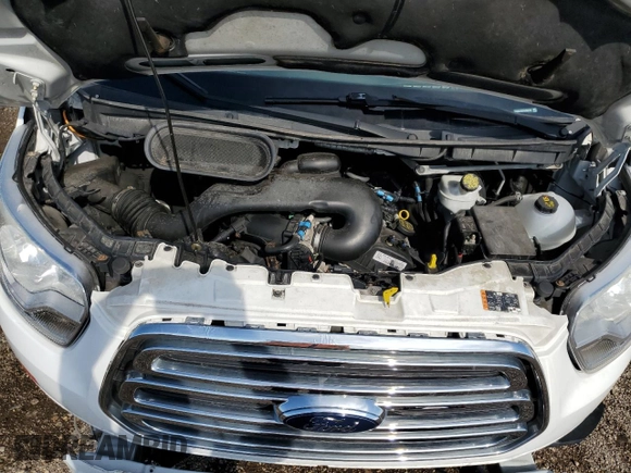 2017 Ford Transit XL z VIN 1FBZX2YM5HKB02355, wystawiony jako Copart lot #54550235 z przebiegiem 76 084 mil mil oraz Szkoda całkowita • Salvage title. Historia ofert i sprzedaży dostępna na DreamBid. Obrazek 12.