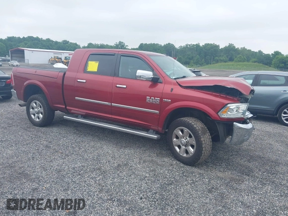 2014 Ram 2500 Laramie with VIN 3C6UR5NJ1EG276591, listed as a IAAI auction lot 42517879 with 145,466 mi miles and . Bid and sale history available at DreamBid. Image 1.