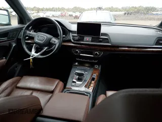2018 Audi Q5 Premium Plus with VIN WA1BNAFY2J2015628, listed as a Copart auction lot 35915233 with 65,718 mi miles. Bid and sale history available at carsss.com. Image 8.