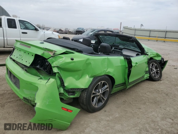 2014 Ford Mustang V6 with VIN 1ZVBP8EM4E5236494, listed as a Copart auction lot 48780005 with 134,462 mi miles and Salvage Title. Bid and sale history available at carsss.com. Image 3.