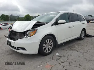 2014 Honda Odyssey EX-L с VIN 5FNRL5H6XEB030846, выставлен на аукционе Copart как лот 58639495 с пробегом 123 464 миль миль и Списание • Salvage title. История ставок и продаж доступна на DreamBid. Изображение 1.