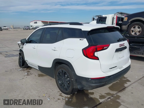 2021 GMC Terrain SLT with VIN 3GKALPEV2ML392243, listed as a IAAI auction lot 41337368 with 20,900 mi miles and . Bid and sale history available at DreamBid. Image 3.