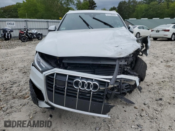 2023 Audi Q7 Premium Plus with VIN WA1LXBF72PD008932, listed as a Copart auction lot 57758555 with Not provided miles and Salvage title. Bid and sale history available at DreamBid. Image 5.