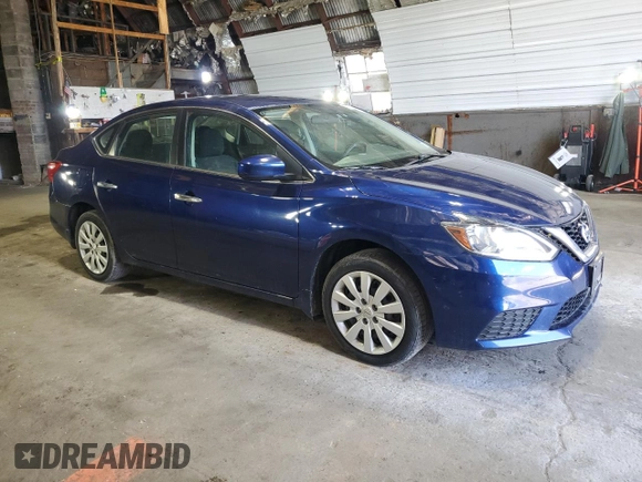 2017 Nissan Sentra S with VIN 3N1AB7APXHY208135, listed as a Copart auction lot 53930135 with 107,589 mi miles and Salvage Title. Bid and sale history available at carsss.com. Image 4.