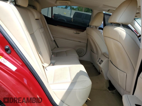 2014 Lexus ES 300h with VIN JTHBW1GG4E2050166, listed as a Copart auction lot 58517595 with 69,994 mi miles and Salvage title. Bid and sale history available at DreamBid. Image 10.