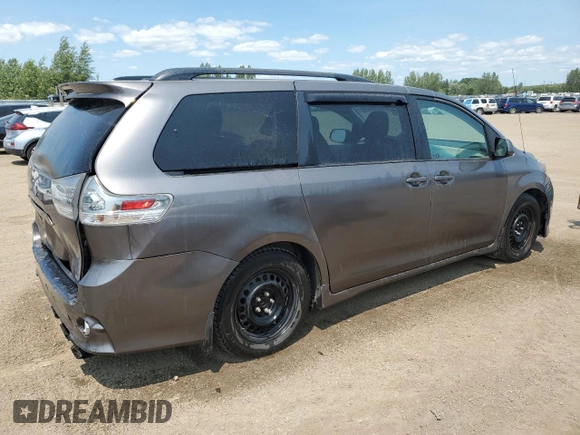 2011 Toyota Sienna SE with VIN 5TDXK3DC2BS175090, listed as a Copart auction lot 62560875 with 250,496 mi miles and Salvage title. Bid and sale history available at DreamBid. Image 3.