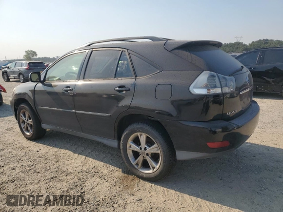 2006 Lexus RX 400h with VIN JTJHW31UX60001795, listed as a Copart auction lot 64407255 with 163,818 mi miles and Salvage title. Bid and sale history available at DreamBid. Image 2.
