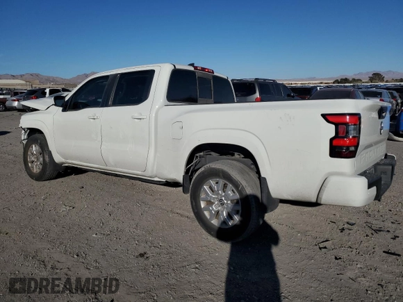 2022 Nissan Frontier SV with VIN 1N6ED1FJ6NN607236, listed as a Copart auction lot 46663385 with 18,347 mi miles and Salvage title. Bid and sale history available at DreamBid. Image 2.
