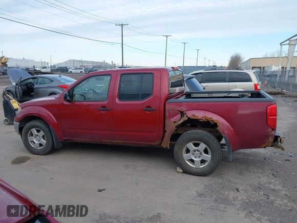 2008 Nissan Frontier SE with VIN 1N6AD07W28C404153, listed as a IAAI auction lot 41962882 with 155,915 mi miles and . Bid and sale history available at DreamBid. Image 14.