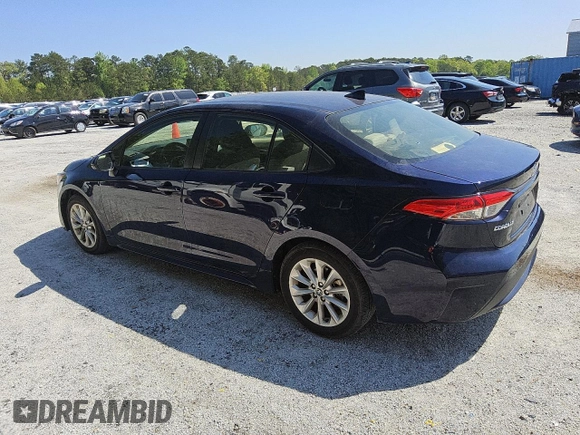 2021 Toyota Corolla LE with VIN JTDVPMAE9MJ122648, listed as a Copart auction lot 50896255 with 44,451 mi miles and Clean Title. Bid and sale history available at carsss.com. Image 2.