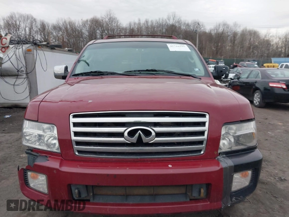 2006 Infiniti QX56 with VIN 5N3AA08A16N800528, listed as a IAAI auction lot 41716295 with 258,219 mi miles. Bid and sale history available at carsss.com. Image 6.