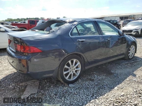 2006 Acura TSX Navi with VIN JH4CL96996C026519, listed as a Copart auction lot 63297675 with 159,219 mi miles and Salvage title. Bid and sale history available at DreamBid. Image 3.
