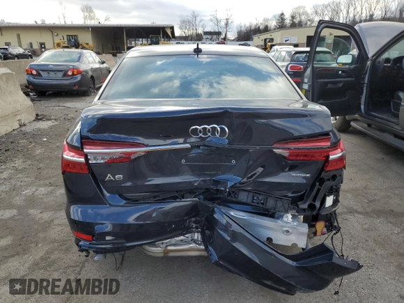 2022 Audi A6 Prestige with VIN WAUM2BF25NN046558, listed as a Copart auction lot 88061885 with 0 mi miles and Salvage Title. Bid and sale history available at carsss.com. Image 6.