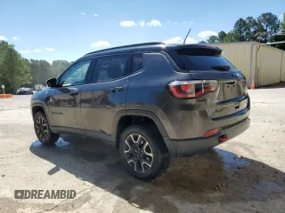 2021 Jeep Compass Trailhawk with VIN 3C4NJDDB7MT598280, listed as a Copart auction lot 58241695 with 116,928 mi miles and Salvage title. Bid and sale history available at DreamBid. Image 2.