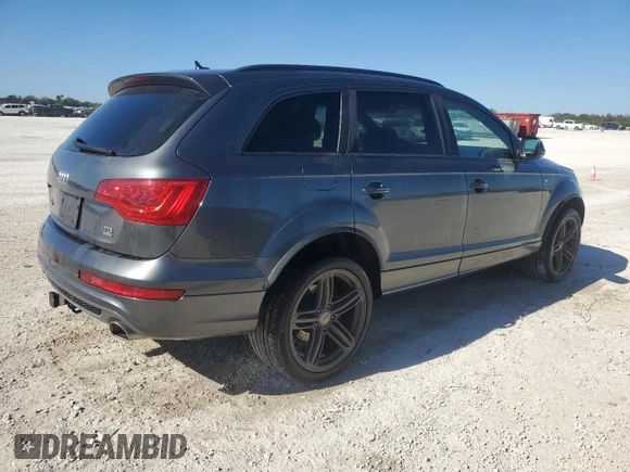 2014 Audi Q7 Prestige z VIN WA1WMAFE9ED004906, wystawiony jako Copart lot #82362564 z przebiegiem 53 101 mil mil oraz Szkoda całkowita • Salvage title. Historia ofert i sprzedaży dostępna na DreamBid. Obrazek 3.