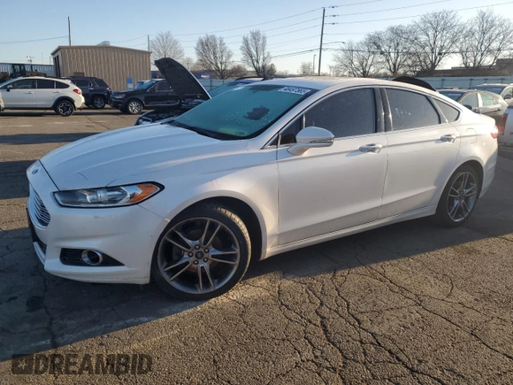 2015 Ford Fusion Titanium with VIN 3FA6P0D95FR292077, listed as a Copart auction lot 48497565 with 144,936 mi miles and Salvage Title. Bid and sale history available at carsss.com. Image 1.