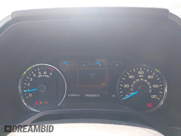 2015 Ford F-150 XLT with VIN 1FTEW1EG2FFC77044, listed as a IAAI auction lot 42094571 with 213,408 mi miles and . Bid and sale history available at DreamBid. Image 7.