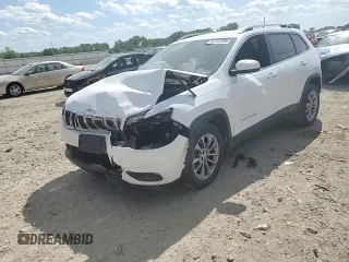 2019 Jeep Cherokee Latitude Plus with VIN 1C4PJLLN5KD196209, listed as a Copart auction lot 56747685 with Not provided miles and Salvage title. Bid and sale history available at DreamBid. Image 14.