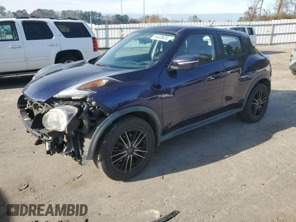 2015 Nissan Juke SV with VIN JN8AF5MR6FT509420, listed as a Copart auction lot 84405624 with 183,747 mi miles and Salvage Title. Bid and sale history available at carsss.com. Image 1.