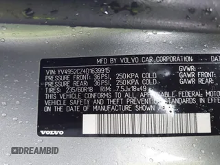 2013 Volvo XC90 Premier Plus с VIN YV4952CZ4D1639915, выставлен на аукционе IAAI как лот 42206226 с пробегом 191 653 миль миль и . История ставок и продаж доступна на DreamBid. Изображение 9.