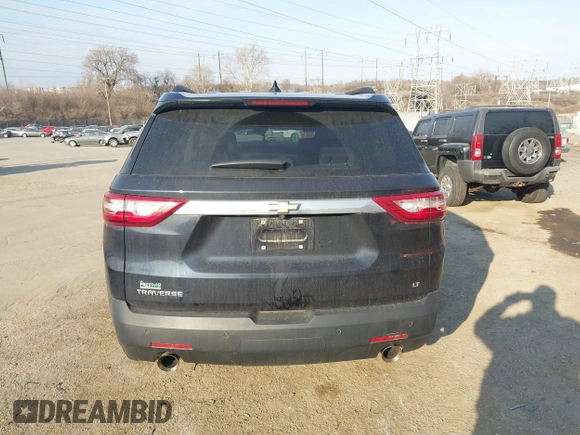 2020 Chevrolet Traverse LT Cloth with VIN 1GNERGKW9LJ151852, listed as a IAAI auction lot 41726690 with 92,671 mi miles. Bid and sale history available at carsss.com. Image 16.