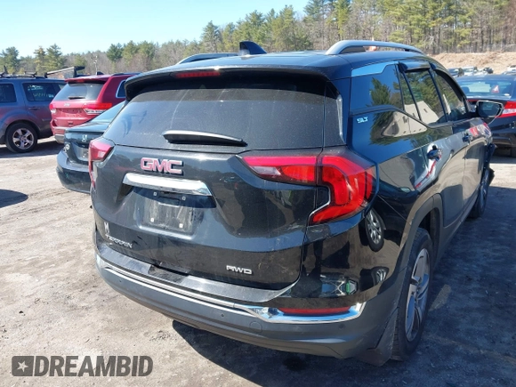 2019 GMC Terrain SLT with VIN 3GKALVEV5KL353096, listed as a IAAI auction lot 41825008 with 125,572 mi miles. Bid and sale history available at carsss.com. Image 16.