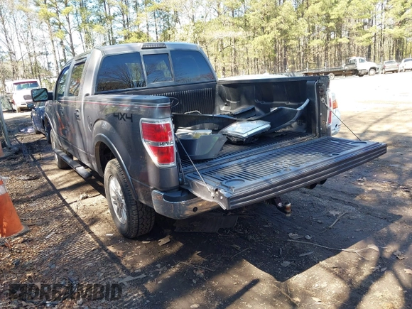 2014 Ford F-150 XL with VIN 1FTFW1EF9EKF61918, listed as a IAAI auction lot 41864650 with 217,839 mi miles. Bid and sale history available at carsss.com. Image 3.