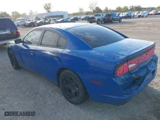 2011 Dodge Charger Police with VIN 2B3CL1CT9BH591333, listed as a IAAI auction lot 40557672 with 182247 miles. Bid and sale history available at carsss.com. Image 3.