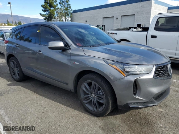 2024 Acura RDX w/A-Spec Package with VIN 5J8TC2H62RL031191, listed as a Copart auction lot 41480125 with 11,963 mi miles and Salvage Title. Bid and sale history available at carsss.com. Image 4.