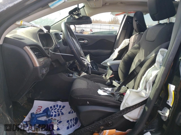 2014 Jeep Cherokee Altitude with VIN 1C4PJMCS0EW291247, listed as a Copart auction lot 47694115 with 124,775 mi miles and Salvage Title. Bid and sale history available at carsss.com. Image 7.