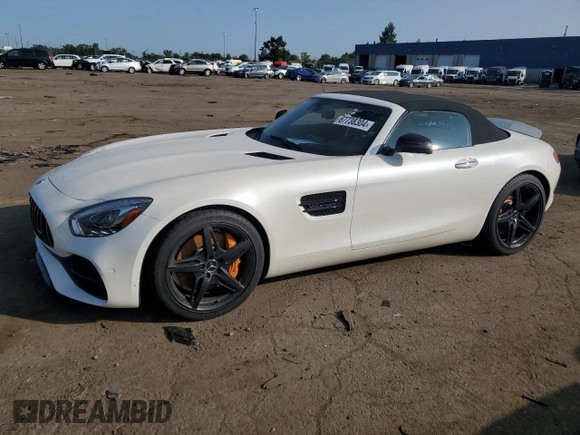 2018 Mercedes-Benz AMG GT AMG GT z VIN WDDYK7HA5JA018630, wystawiony jako Copart lot #67738304 z przebiegiem Nie podano mil oraz Czysty tytuł • Clean title. Historia ofert i sprzedaży dostępna na DreamBid. Obrazek 1.