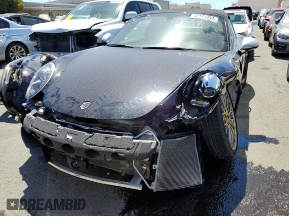 2019 Porsche 911 4S with VIN WP0BB2A99KS126019, listed as a Copart auction lot 60111334 with 25,012 mi miles and Salvage Title. Bid and sale history available at DreamBid. Image 5.