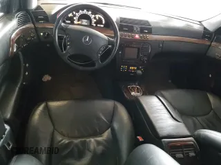 2001 Mercedes-Benz S-Class with VIN WDBNG75J31A174313, listed as a Copart auction lot 44076915 with 193,049 mi miles and Salvage Title. Bid and sale history available at carsss.com. Image 8.