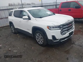 2022 GMC Acadia SLT with VIN 1GKKNMLS5NZ115800, listed as a IAAI auction lot 41125579 with 74,575 mi miles. Bid and sale history available at carsss.com. Image 1.