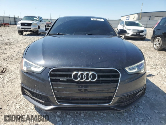 2016 Audi A5 Premium Plus with VIN WAUM2AFRXGA012620, listed as a Copart auction lot 53327735 with 138,216 mi miles and Salvage title. Bid and sale history available at DreamBid. Image 5.