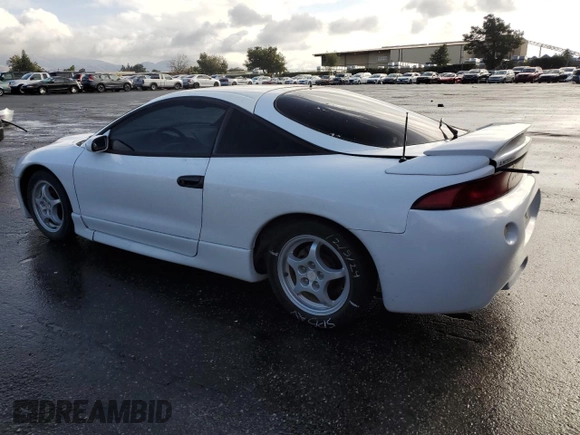 1998 Mitsubishi Eclipse with VIN 4A3AK44YXWE152916, listed as a Copart auction lot 84327974 with 115,415 mi miles and Salvage Title. Bid and sale history available at DreamBid. Image 2.