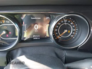 2021 Jeep Wrangler Unlimited Sahara with VIN 1C4HJXEG4MW650547, listed as a IAAI auction lot 42052146 with 26,983 mi miles and . Bid and sale history available at DreamBid. Image 7.
