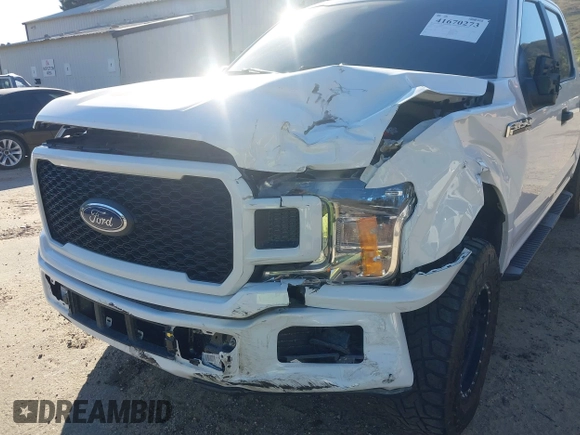 2020 Ford F-150 XL with VIN 1FTEW1CP7LKD24719, listed as a IAAI auction lot 41670273 with 57,188 mi miles. Bid and sale history available at carsss.com. Image 12.