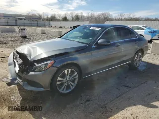 2018 Mercedes-Benz C 300 with VIN 55SWF4KB9JU256444, listed as a Copart auction lot 50066785 with 71,612 mi miles and Salvage Title. Bid and sale history available at DreamBid. Image 1.