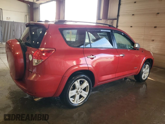 2007 Toyota RAV4 Sport with VIN JTMBK32V875024735, listed as a Copart auction lot 52103965 with 114,817 mi miles and Salvage Title. Bid and sale history available at carsss.com. Image 3.