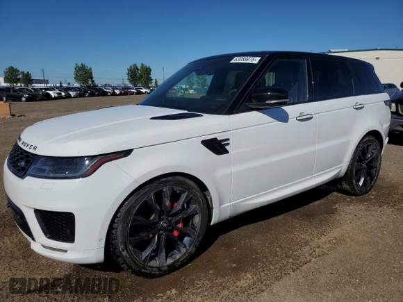 2022 Land Rover Range Rover Sport HST with VIN SALWS2RU8NA209423, listed as a Copart auction lot 63088975 with 76,703 mi miles and Clean title. Bid and sale history available at DreamBid. Image 1.