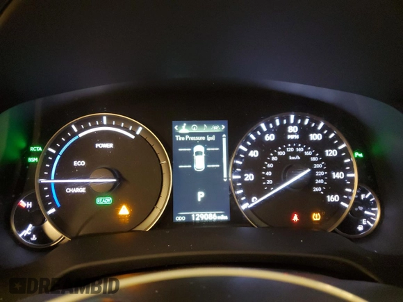 2016 Lexus RX 450h with VIN 2T2BGMCA2GC001405, listed as a Copart auction lot 45579795 with 129,086 mi miles and Salvage title. Bid and sale history available at DreamBid. Image 9.