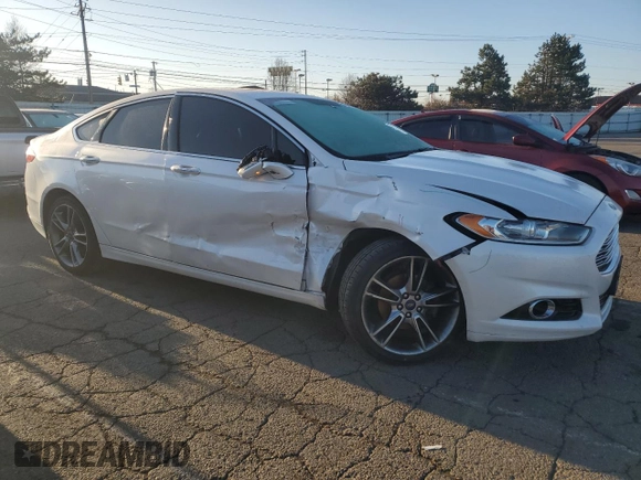 2015 Ford Fusion Titanium with VIN 3FA6P0D95FR292077, listed as a Copart auction lot 48497565 with 144,936 mi miles and Salvage Title. Bid and sale history available at carsss.com. Image 4.