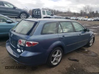 2006 Mazda 6 S Sport VE with VIN 1YVHP82D865M04666, listed as a Copart auction lot 51574375 with 130,021 mi miles and Salvage Title. Bid and sale history available at carsss.com. Image 3.