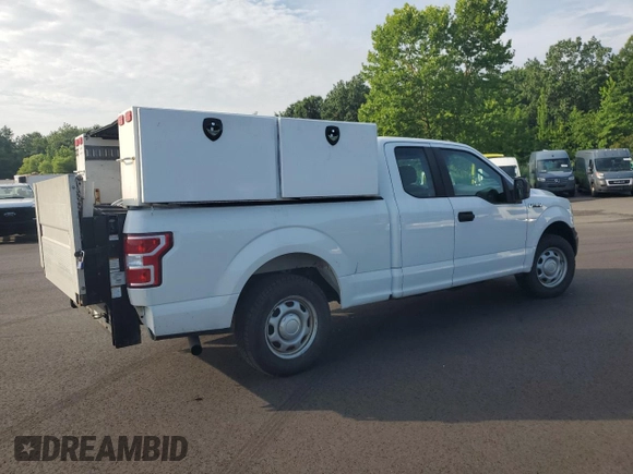 2018 Ford F-150 XL with VIN 1FTEX1C59JKD46536, listed as a Copart auction lot 63029325 with 111,644 mi miles and Clean title. Bid and sale history available at DreamBid. Image 3.